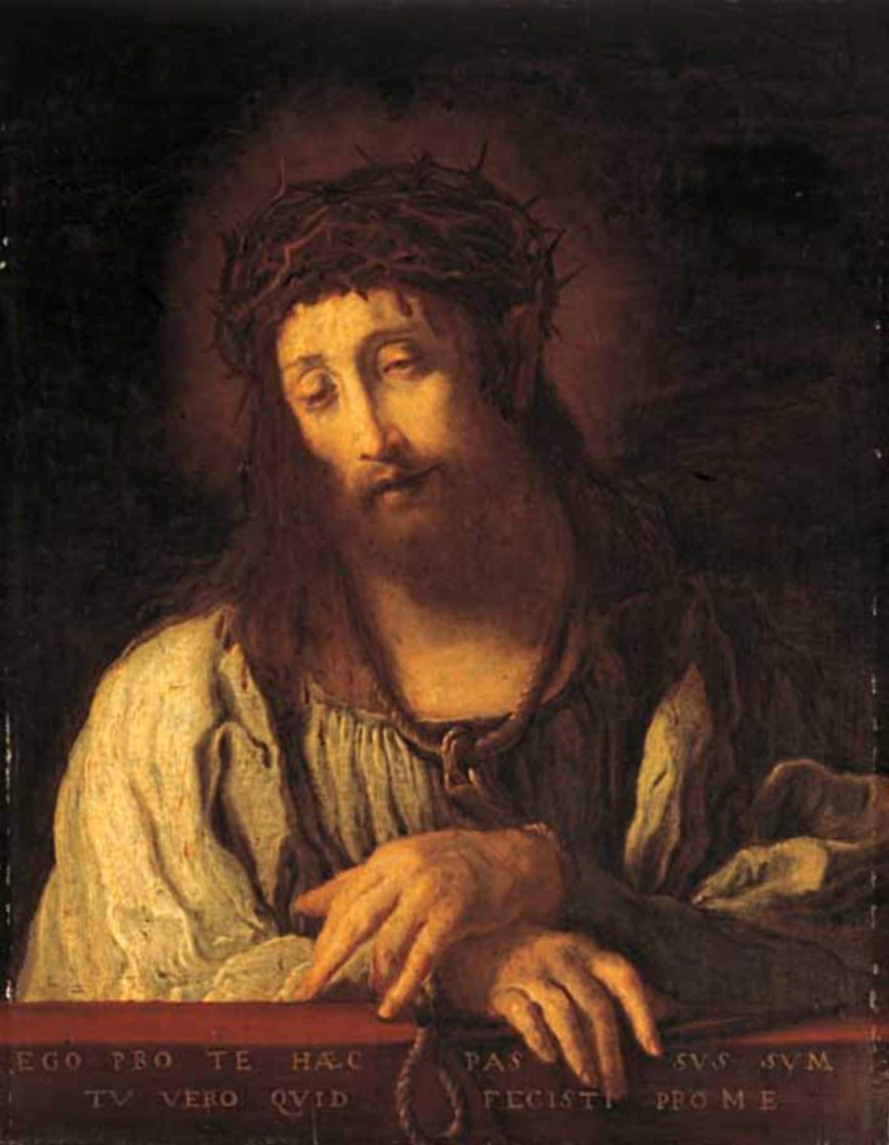 The painting by Domineco Feti: "Ecce Homo" that changed the life of Count Zinzendorf, and led to the Moravian movement