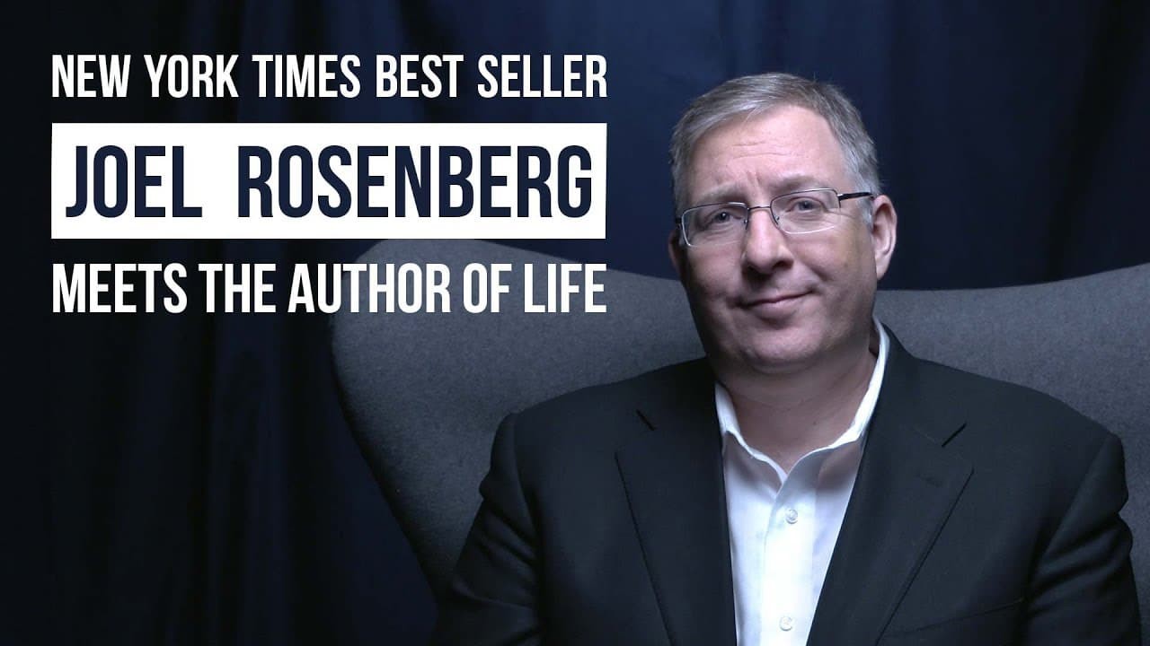 Joel Rosenberg, New York Times best selling novelist, meets the author