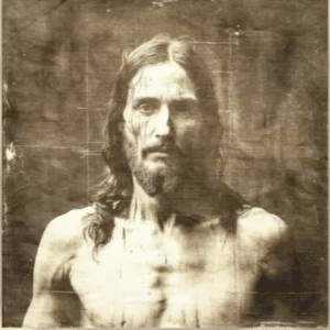 AI interpretation of the image of Jesus in the Turin Shroud