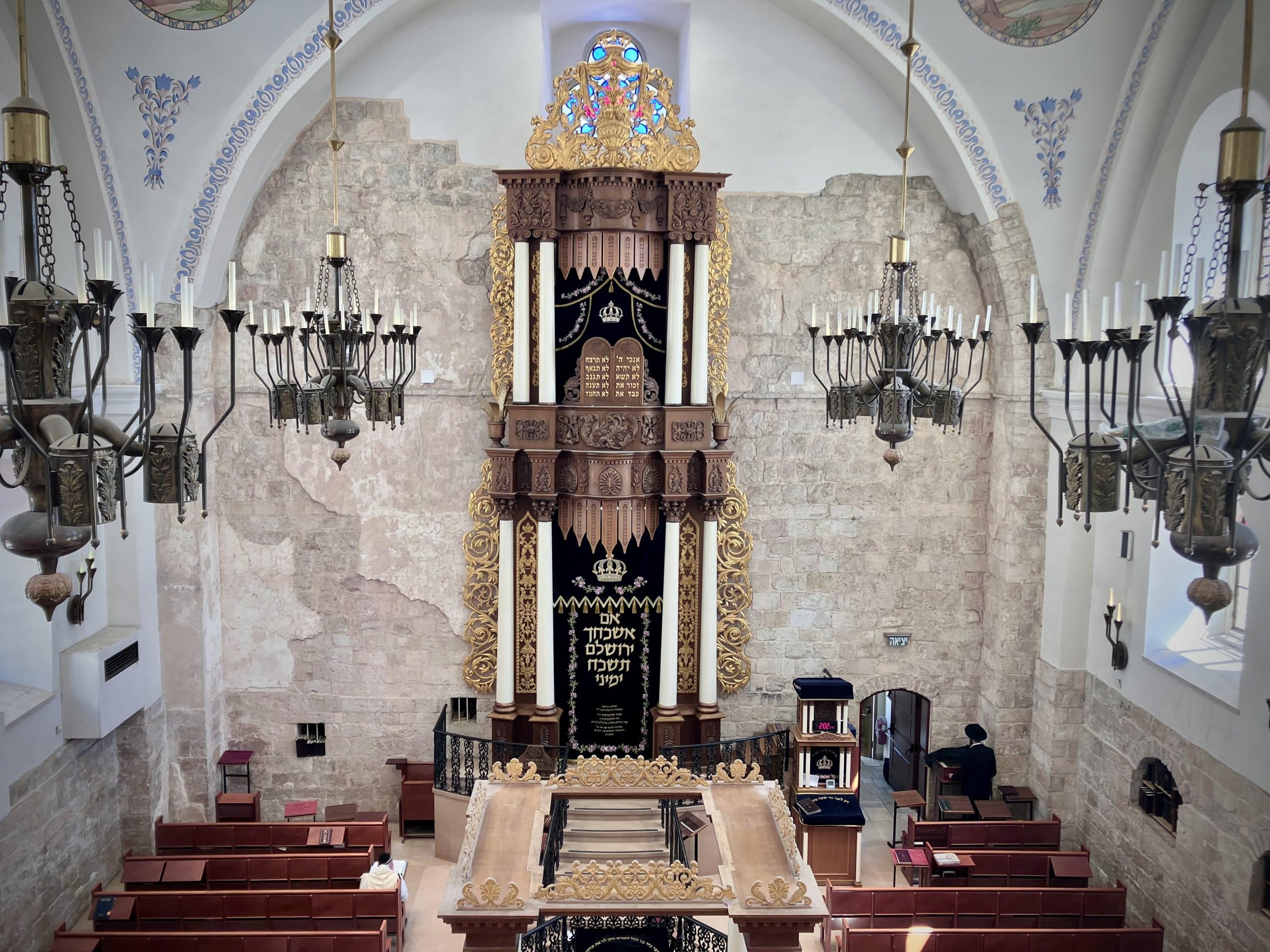 Empty synagogue but it will be full on Yom Kippur!