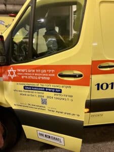 One for Israel donated 3 ambulances to Israel